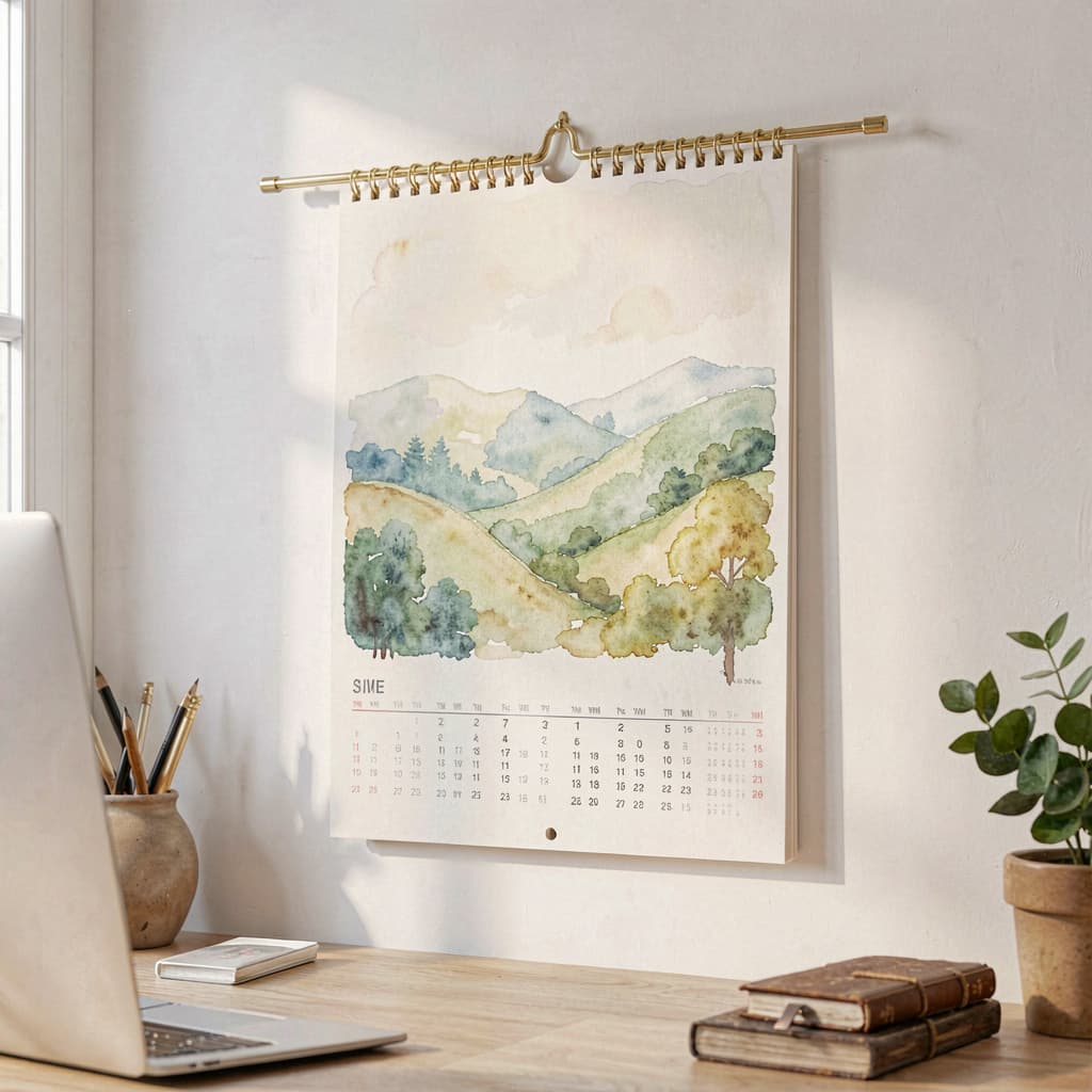 2027 Watercolor Scripture Wall Calendar